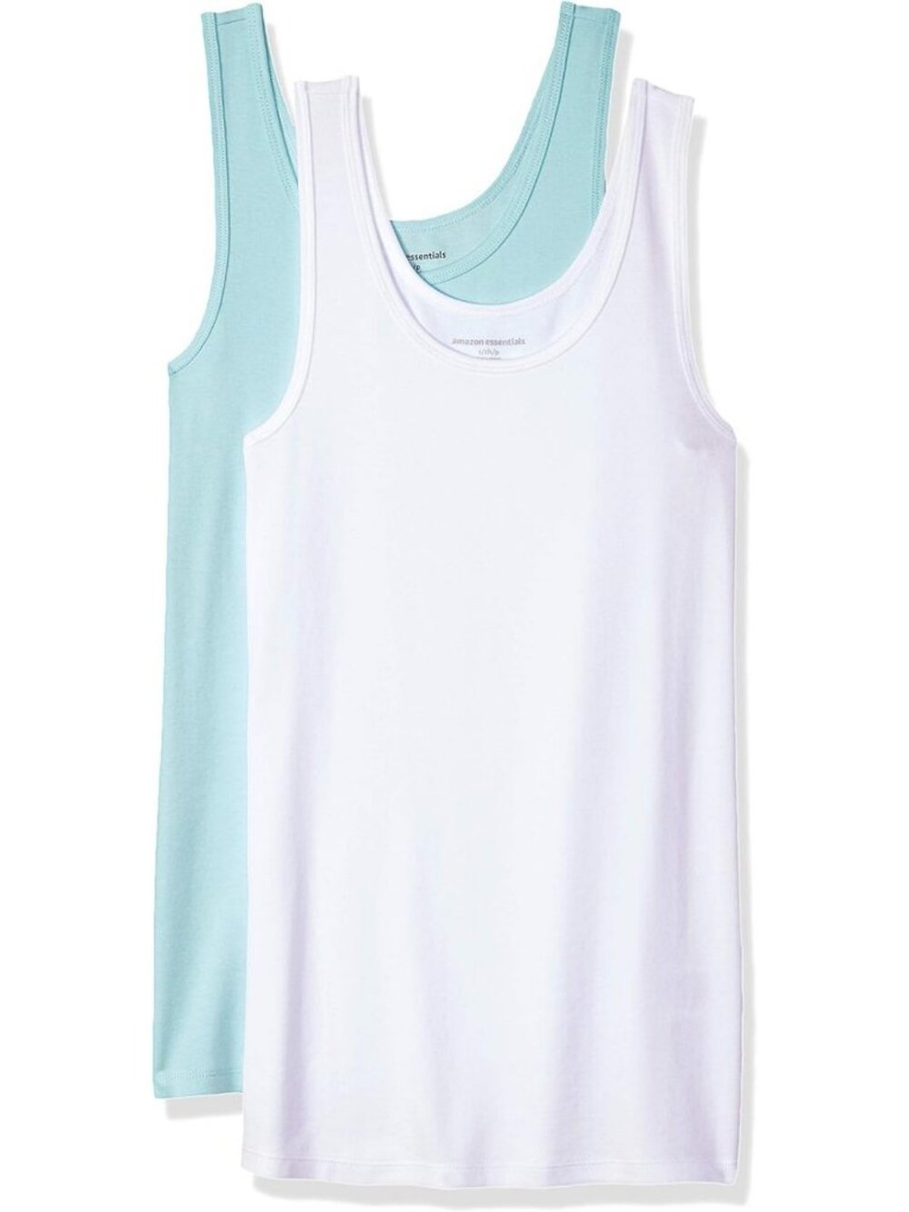 Slim-Fit Ribbed Scoop Neck Tank Tops - 2 Pack, Essential Wardrobe Basics